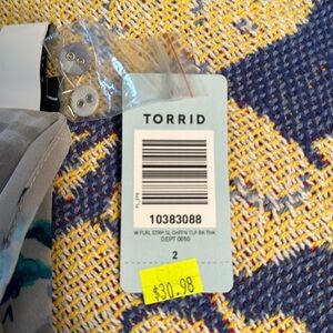 Torrid size 2 sheer tank top